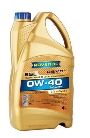 Масло моторное Ravenol 0W-40 SSL A3/B4 SN/CF синтетическое 4014835718791 / 0W40