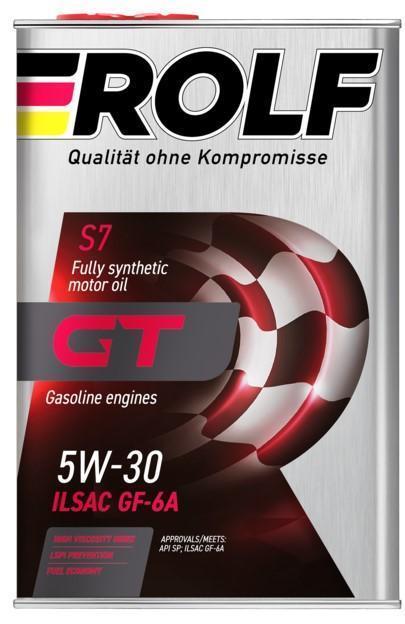 Масло моторное Rolf GT 5W-30 ILSAC GF-6A, API SP синтетическое металл / 5W30