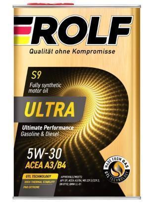Масло моторное Rolf Ultra 5W-30 SP/CF ACEA A3/B4 синтетическое (металл)