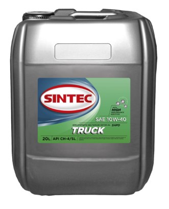 Масло моторное Sintec 10W-40 Truck API CH-4/SL п/синтетическое / 10W40