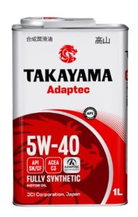Масло моторное Takayama 5/40 Adaptec API SN/CF C3 синтетическое металл / 5W40