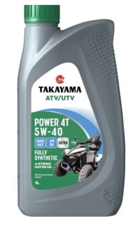 Масло моторное Takayama 5W-40 ATV/UTV Power 4T SN Jaso MA-2
