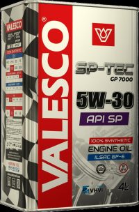 Масло моторное VALESCO SP-TEC GP 7000 5W-30; API SP синтетическое API SP -ACEA A3/B4 API SN/CF API SP ILSAC GF-6 GM dexos1 gen2