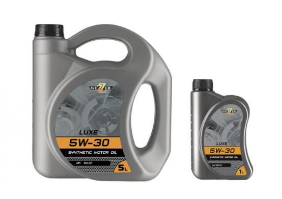 Масло моторное WEZZER 5W-30 LUXE SM/CF синтетическое / 5W30