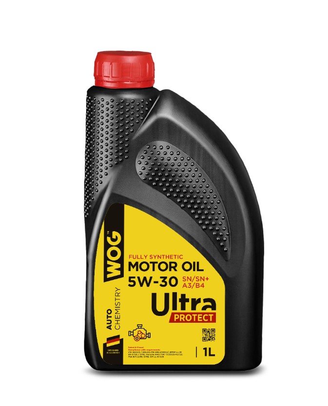 Масло моторное WOG 5W-30 Ultra Protect SN/SN+ A3/B4 синтетическое