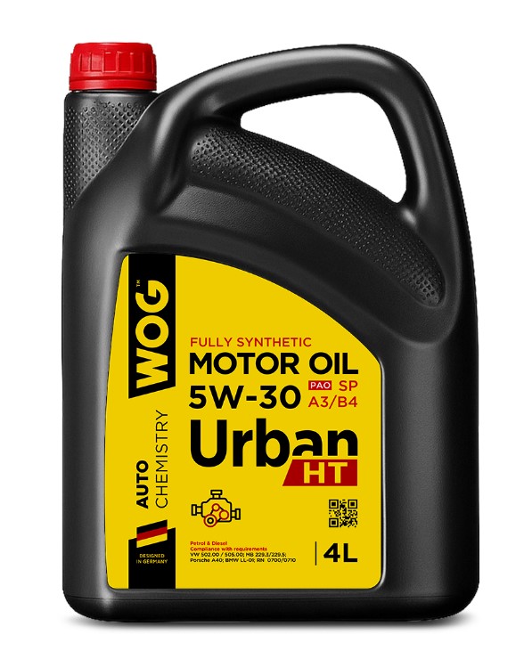 Масло моторное WOG 5W-30 Urban HT PAO SP A3/B4 синтетическое