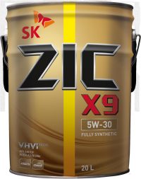 Масло моторное ZIC 5W-30 X9 API SP ACEA A3 /B3/B4 синтетическое / 5W30