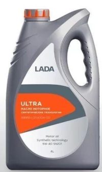 Масло моторное для а/м Lada Ultra 5W-40 / 5W40