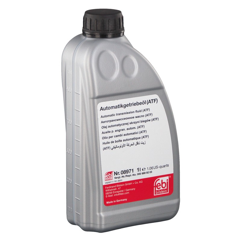 Масло трансмиссионное FEBI MB ,MB для АКПП с №722.3, 722.4, 722.5 Dexron II D, MB 236.2, 236.6,