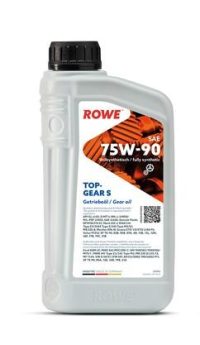 Масло трансмиссионное ROWE 75W-90 Hightec TopGear S GL-4/GL-5/MT-1 РАО-синтетическое трансмиссионное масло премиум-класса / 75W90