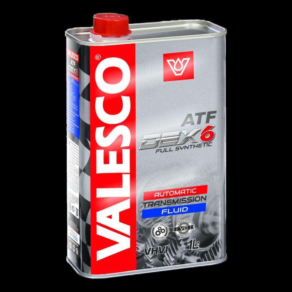 Масло трансмиссионное VALESCO ATF Dexron VI синтетическое TOYOTA TYPE WS (JWS 3324) BMW 83 22 0 397 114 HYUNDAI/KIA SP-IV/ SPH-IV NISSAN MATIC FLUED S MB 236.12, 236.14, 236.15 236.41 MAZDA FZ, MITSUBISHI ATF-J3 SP-IV, LAND ROVER Lr0022460 TYK5000