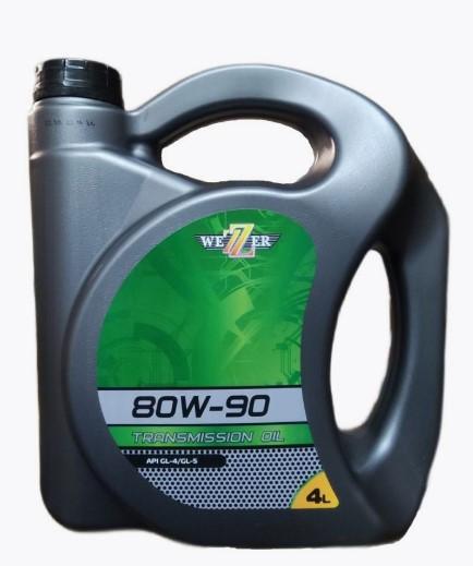 Масло трансмиссионное WEZZER 80W-90 GL-4/GL-5 синтетическое / 80W90
