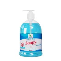 Мыло жидкое AVS Soapy антибактериальное с дозатором Clean&Green