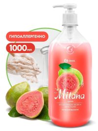 Мыло-крем жидкое Grass Milana увлажняющее Гуава