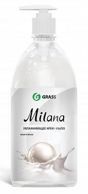 Мыло-крем жидкое Grass Milana увлажняющее Жемчужное с дозатором