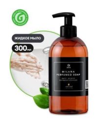 Мыло-крем жидкое Grass парфюмированное Milana Oud Rood с дозатором