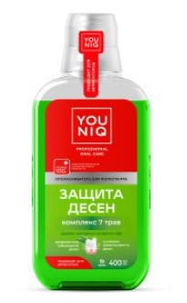 Ополаскиватель для полости рта YOUNIQ Защита десен,
