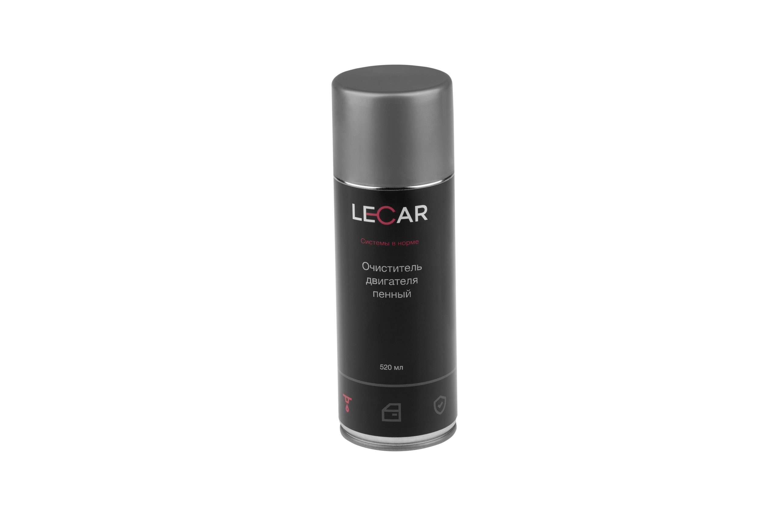 Очиститель двигателя Lecar пенный аэрозоль