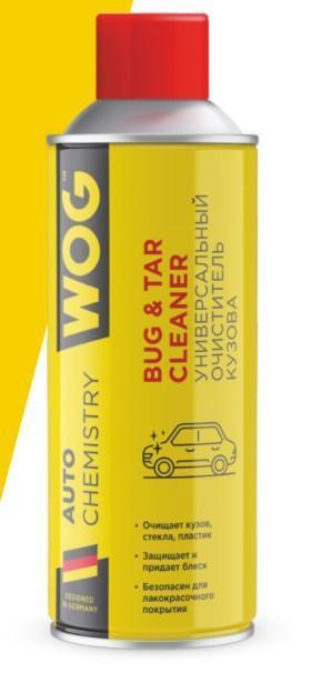 Очиститель кузова WOG от следов насекомых, тополиных почек и смолы с UV-защитой гелевый