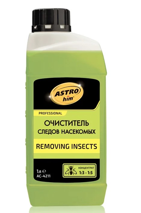 Очиститель кузова Астрохим от насекомых Removihg Insects концентрат