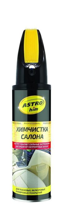 Очиститель обивки салона Астрохим с щеткой пенный аэрозоль