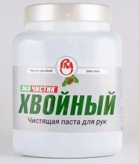 Очиститель рук Чистик эко Хвойный паста банка