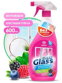 Очиститель стекол Grass Clean блеск стекол и зеркал (лесные ягоды) триггер
