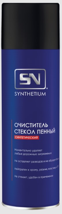 Очиститель стекол Synthetium пенный аэрозоль