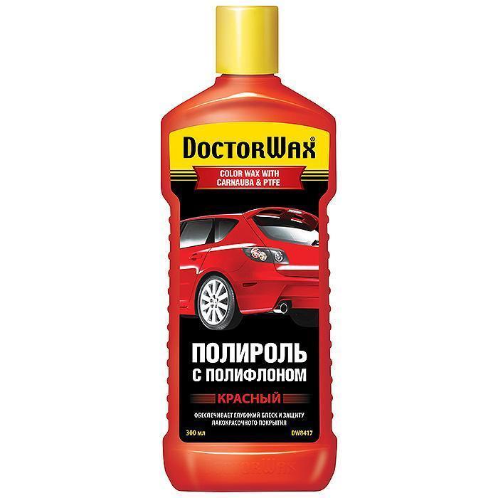 Полироль кузова Doctor Wax тефлон красный