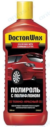 Полироль кузова Doctor Wax тефлон темно-красный
