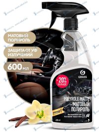 Полироль - очиститель пластика Grass Polyrole Matte ваниль матовый