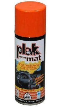 Полироль пластика Plak atas суперМат клубника аэрозоль