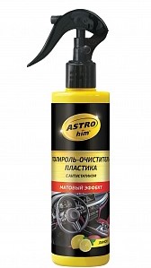 Полироль пластика Астрохим матовый лимон спрей