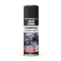 Полироль пластика, винила AVS черный лед аэрозоль AVK-646
