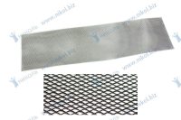 Сетка декор. алюм. 100х25см, черная, ячейки 10*10мм LECAR
