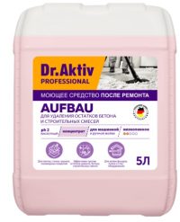 Средство моющее Dr. Active кислотное для удаления остатков бетона и строительных смесей Aufbau