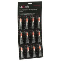 Суперклей Lecar блистер 3 г в блистере 12 шт на ленте