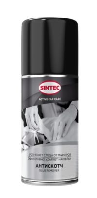 Удалитель тонировочной пленки, наклеек Антискотч Sintec аэрозоль