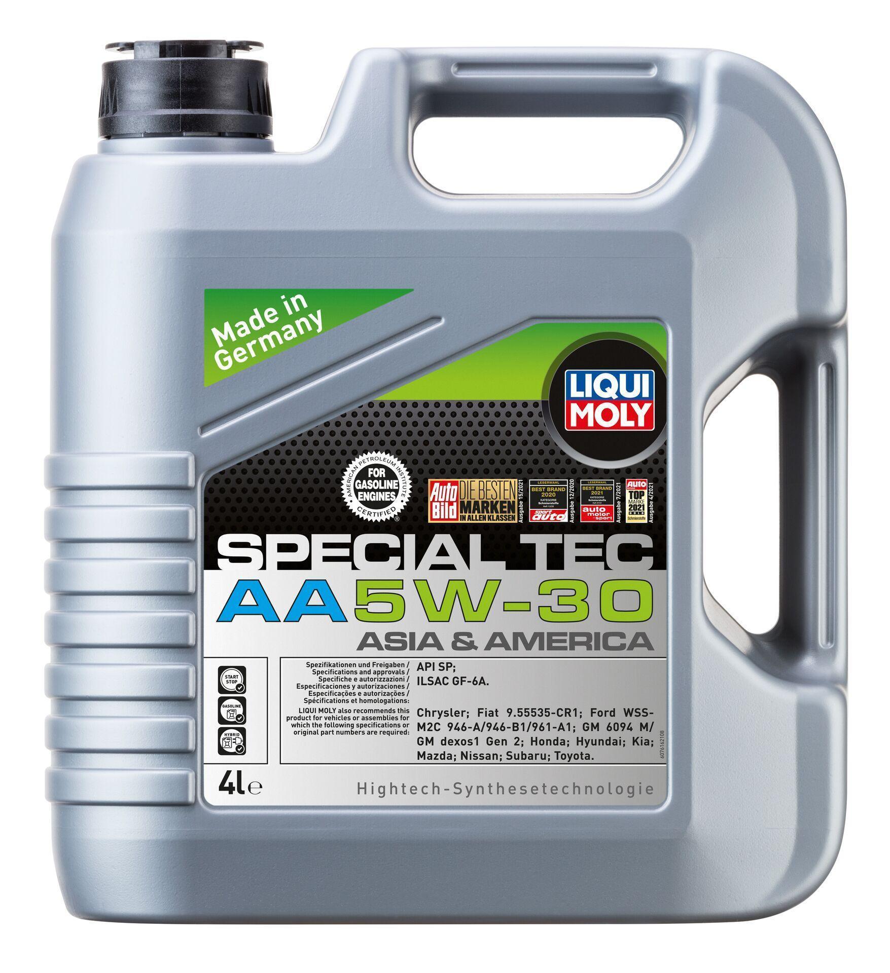 Масло моторное LiquiMoly 5W-30 Special Tec AA синтетическое SP Ilsac GF-6A 7616 / 5W30