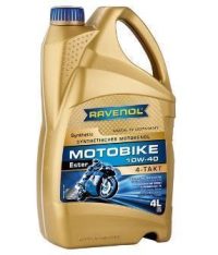 Масло моторное Ravenol 10W-40 Motobike 4-T Ester синтетическое / 10W40