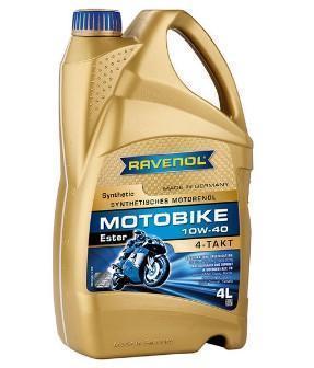 Масло моторное Ravenol 10W-40 Motobike 4-T Ester синтетическое / 10W40