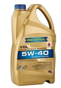 Масло моторное Ravenol 5W-40 VDL B3/B4 CF синтетическое / 5W40