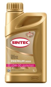 Масло моторное Sintec 0W-30 Premium 9000 A5/B5 SP синтетическое / 0W30