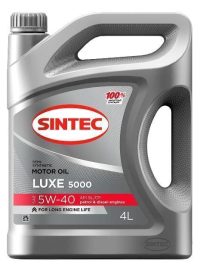 Масло моторное Sintec 5W-40 Luxe 5000 SL/CF п/синтетическое / 5W40