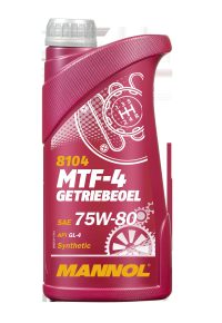 Масло трансмиссионное Mannol 75W-80 MTF 4 синтетическое / 75W80