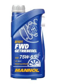 Масло трансмиссионное Mannol 75W-85 FWD GL4 п/синтетическое / 75W85