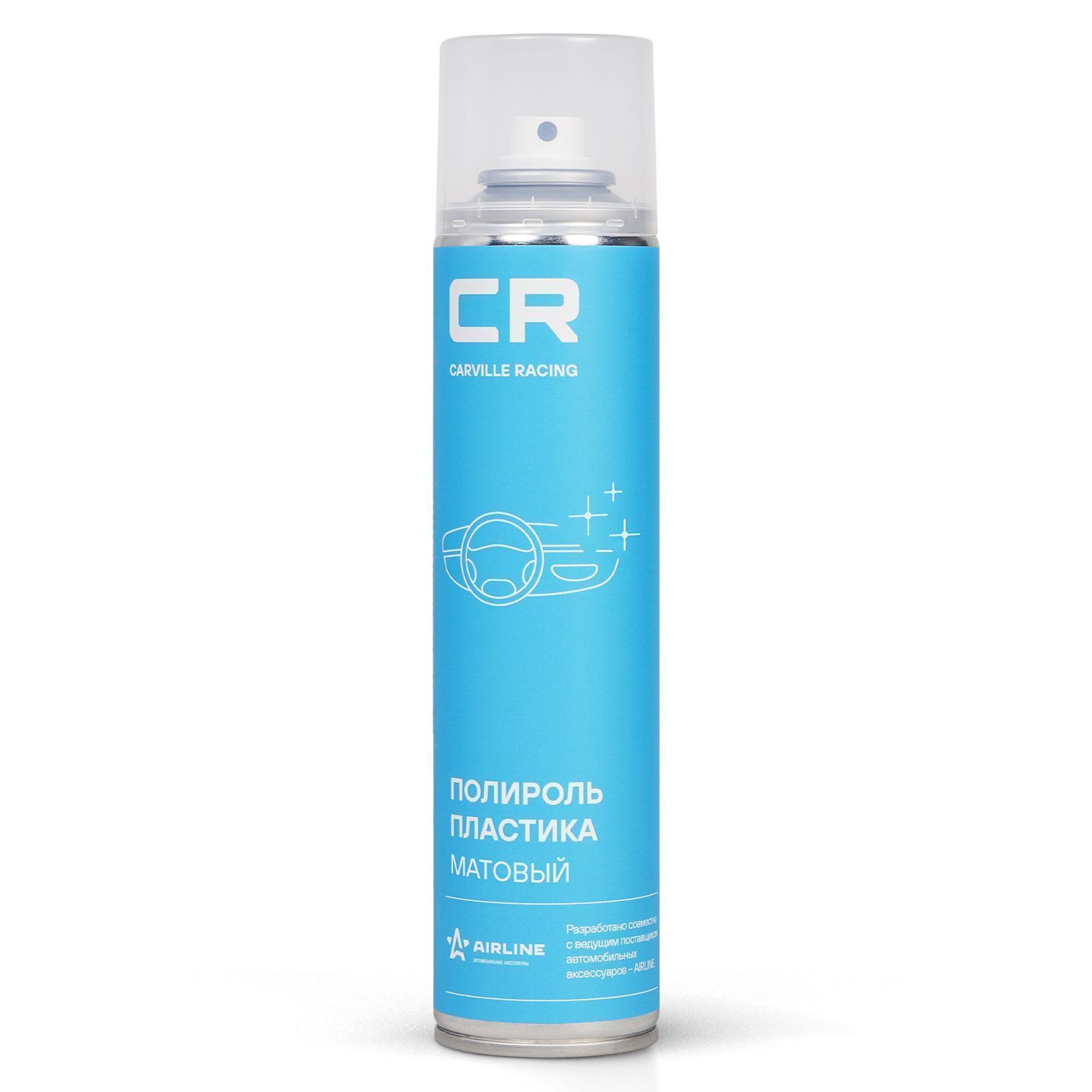 Полироль пластика Carville Racing матовый аэрозоль