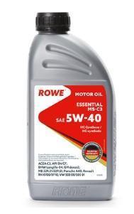 Масло моторное ROWE ESSENTIAL MS-C3 5W-40 SN/CF, C3 синтетическое / 5W40