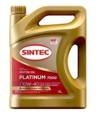 Масло моторное Sintec 10W-40 Platinum 7000 A3/B4 SN синтетическое / 10W40