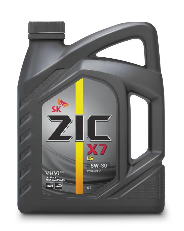 Масло моторное ZIC 5W-30 X7 LS SN C3 синтетическое 229.51 LL-04 dexos2 LOW SAPS / 5W30